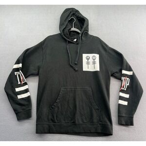 Twenty One Pilots Black Hoodie Band Logo Graphic Pullover Size M
